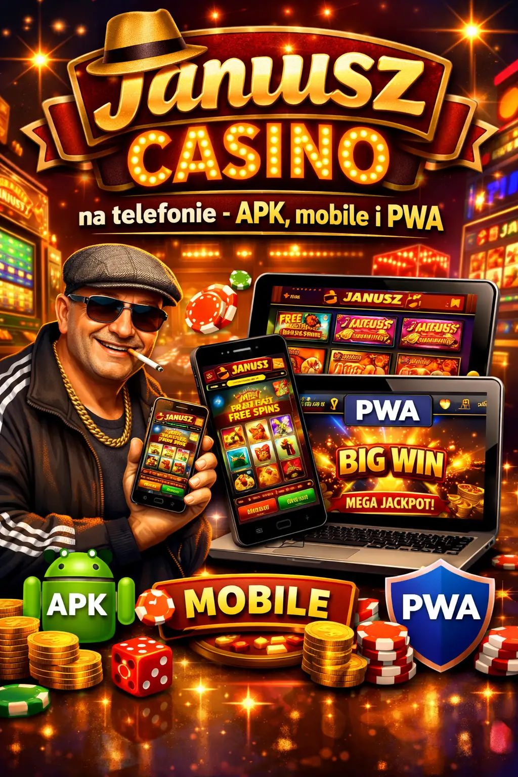 Aplikacja Janusz Casino 2026 - jak grać mobilnie na Androidzie i iPhonie